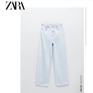 (NWT) Zara JEANS Z1975 HIGH RISE WIDE LEG SEAMLESS